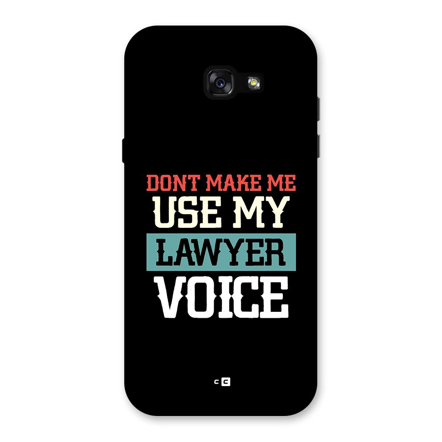 Lawyer Voice Back Case for Galaxy A7 (2017)