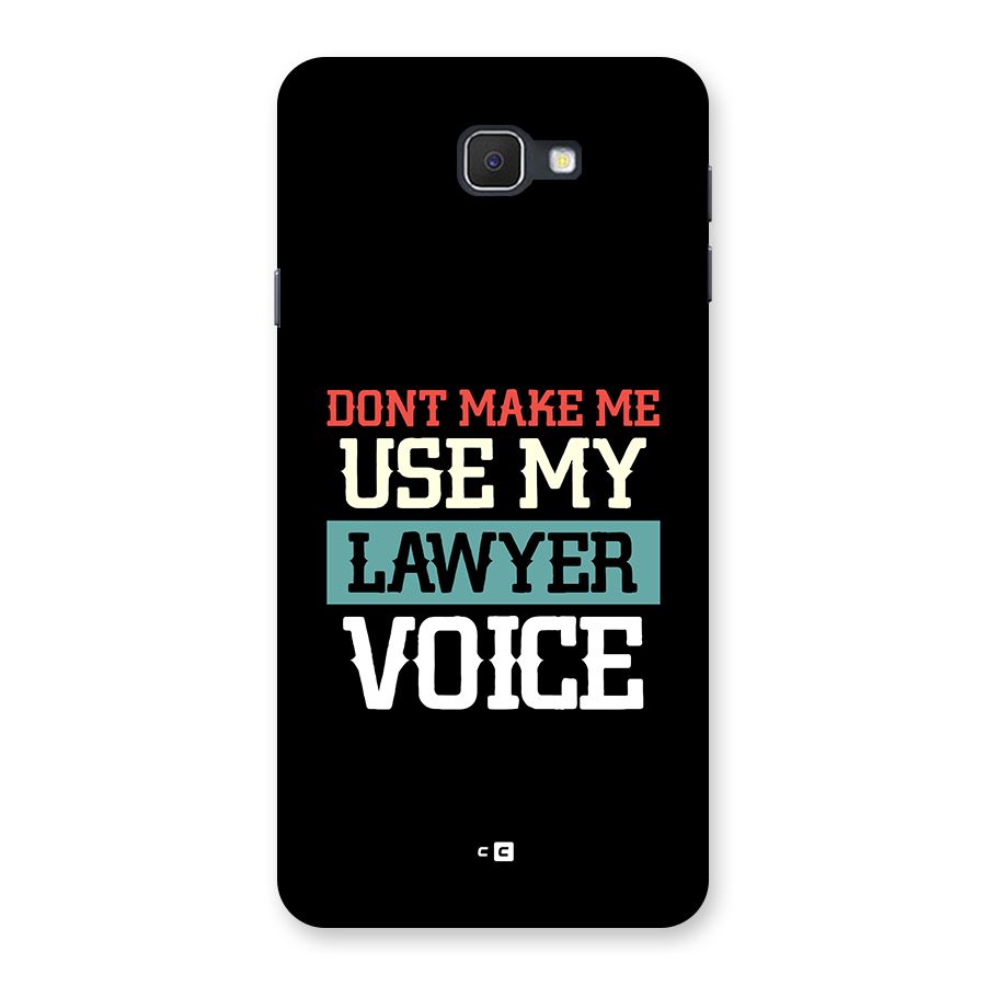 Lawyer Voice Back Case for Galaxy J7 Prime