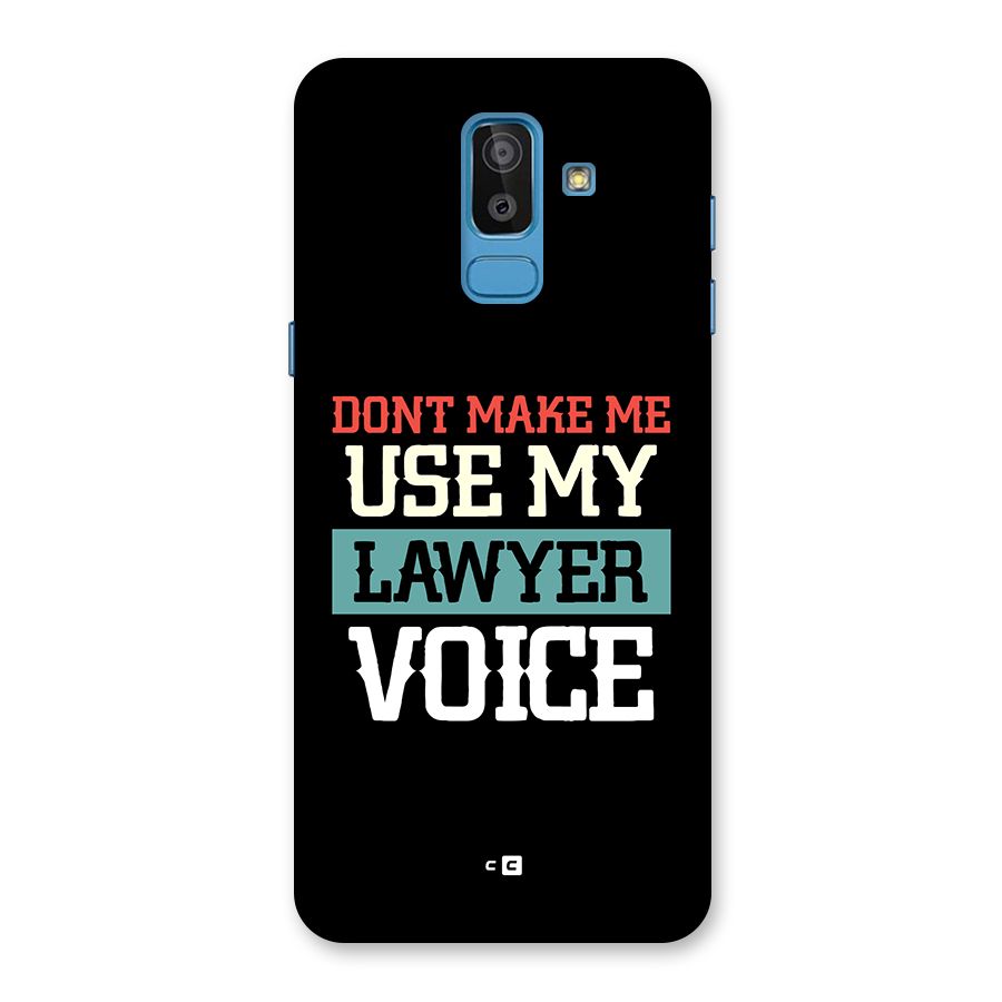 Lawyer Voice Back Case for Galaxy J8