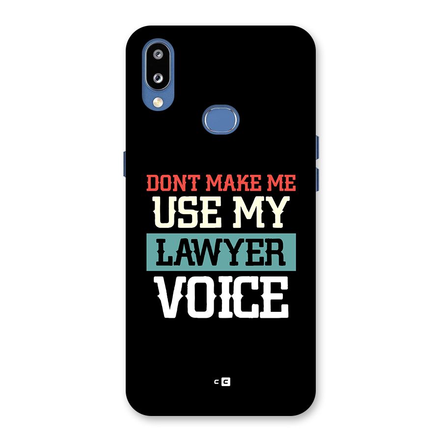 Lawyer Voice Back Case for Galaxy M01s