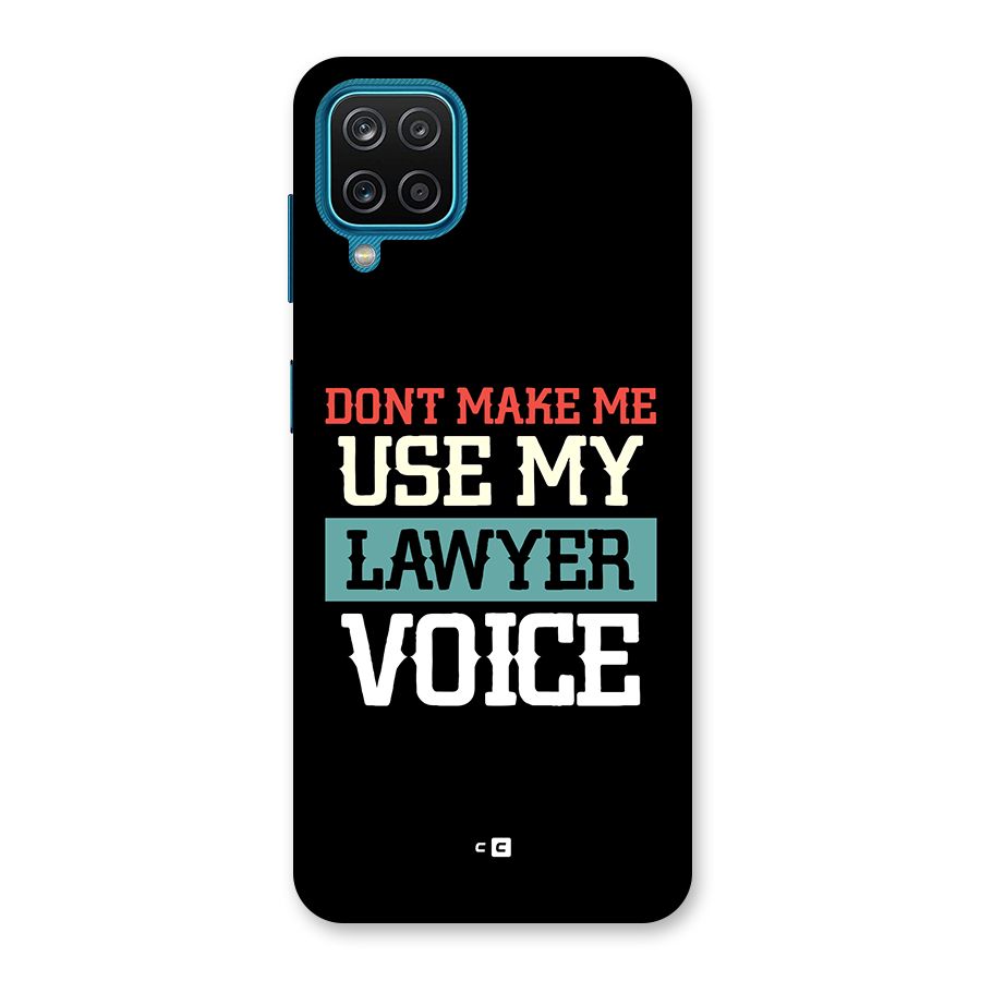 Lawyer Voice Back Case for Galaxy M12
