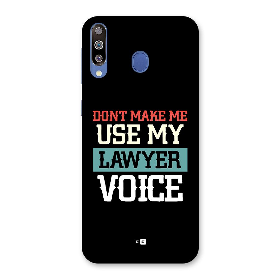 Lawyer Voice Back Case for Galaxy M30