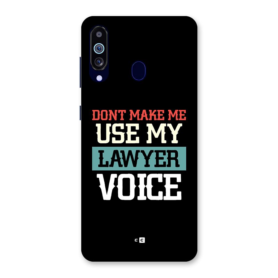 Lawyer Voice Back Case for Galaxy M40