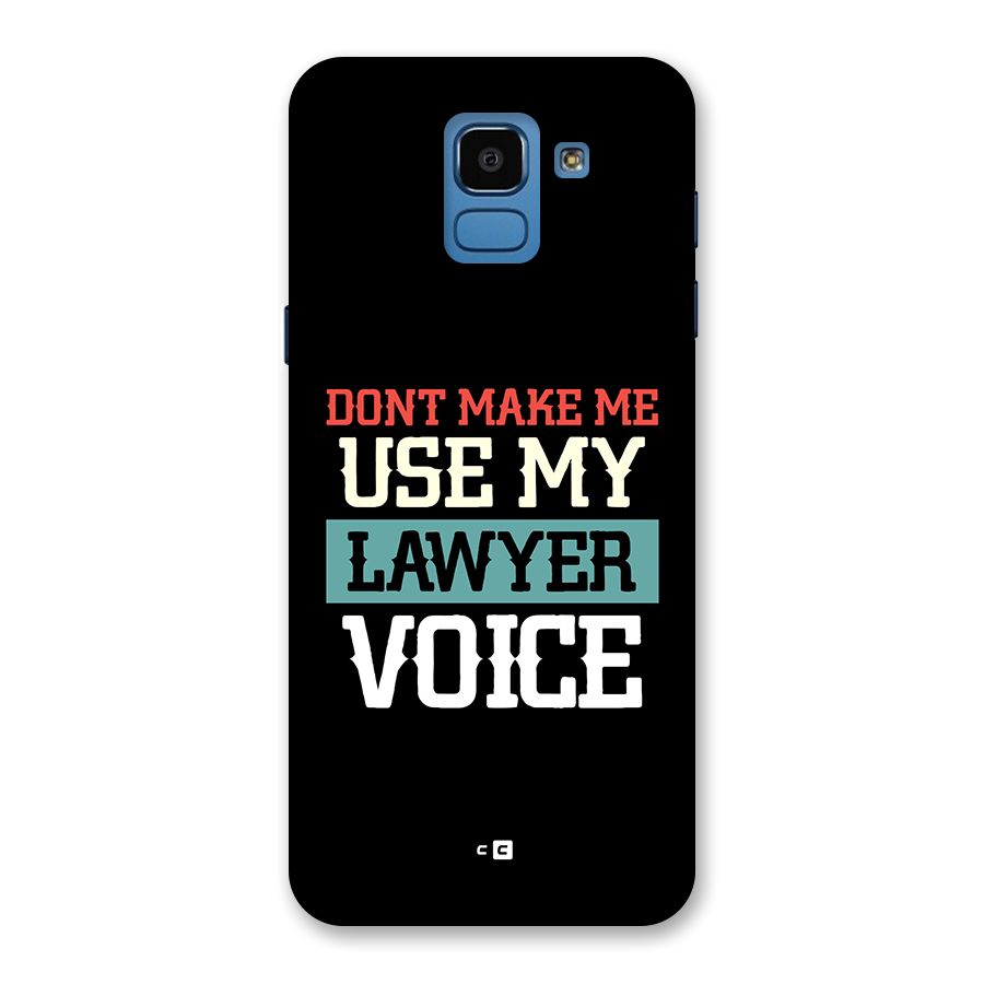 Lawyer Voice Back Case for Galaxy On6