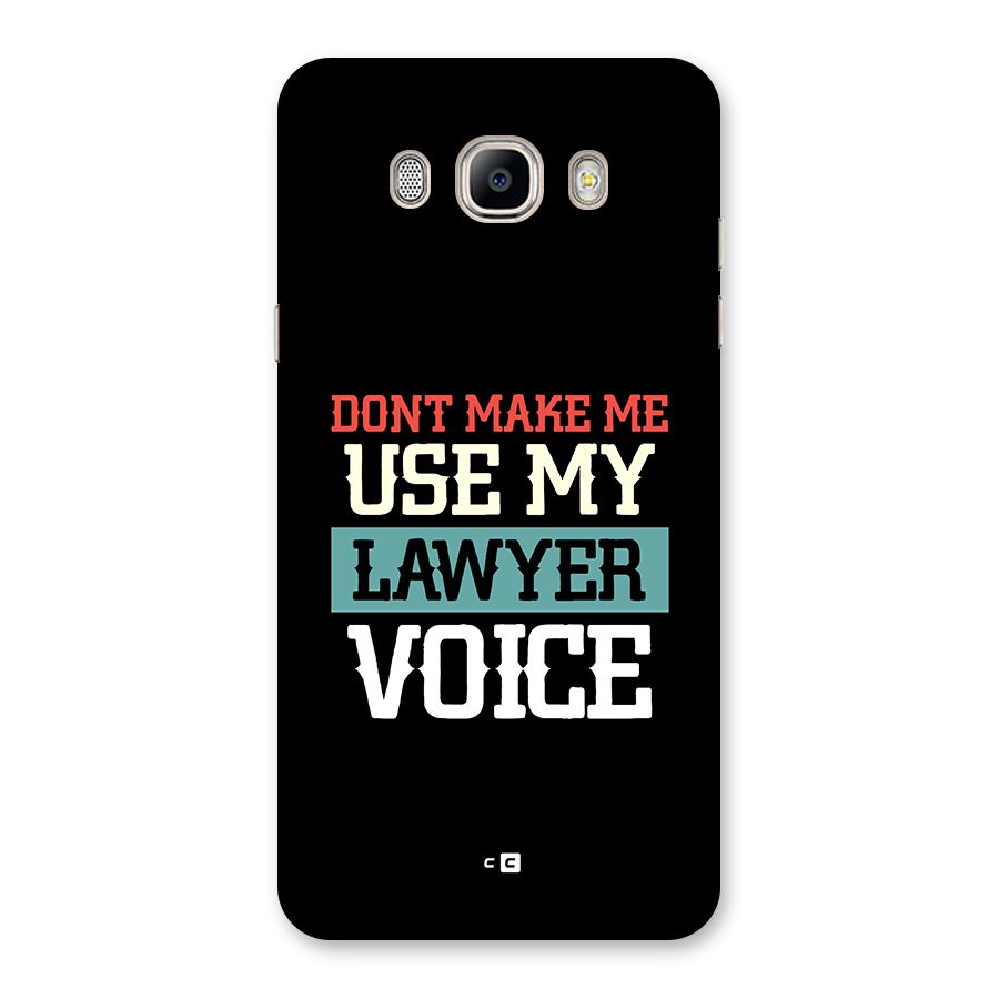 Lawyer Voice Back Case for Galaxy On8