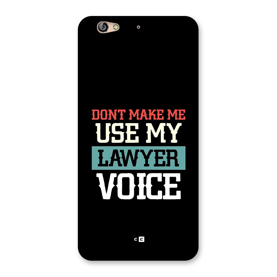 Lawyer Voice Back Case for Gionee S6