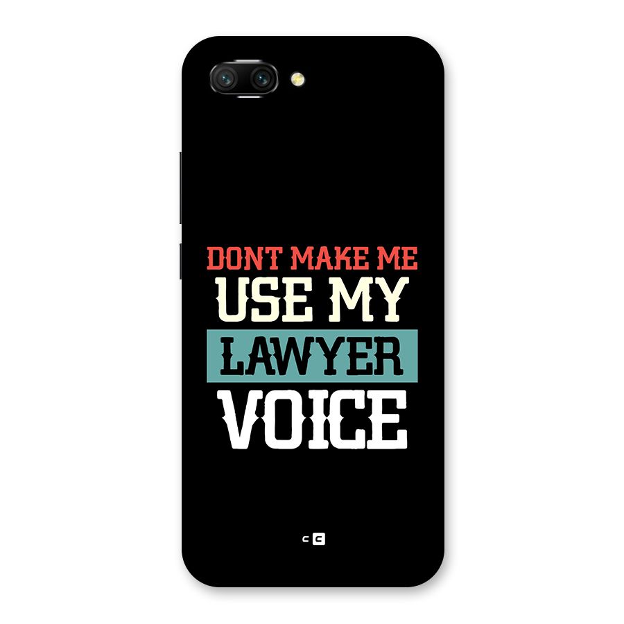 Lawyer Voice Back Case for Honor 10