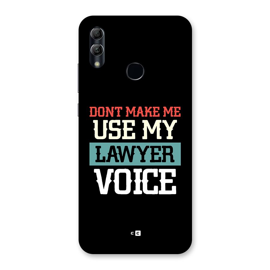 Lawyer Voice Back Case for Honor 10 Lite