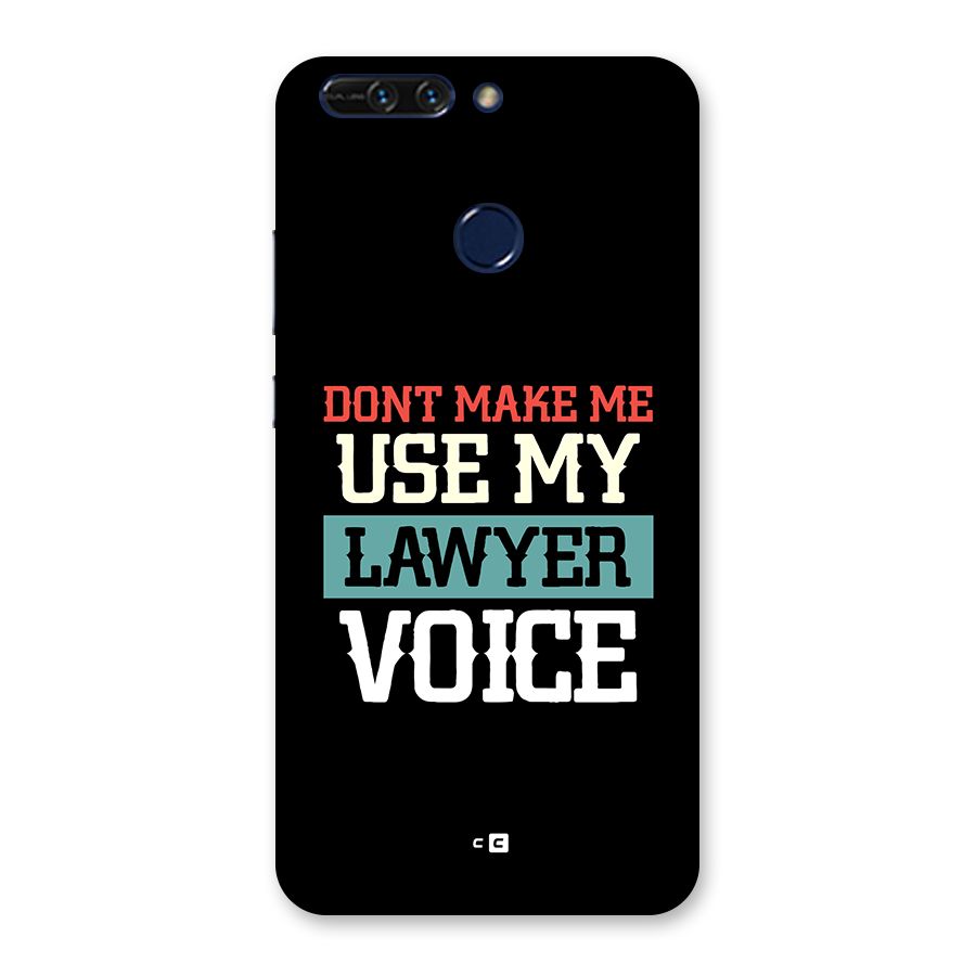 Lawyer Voice Back Case for Honor 8 Pro