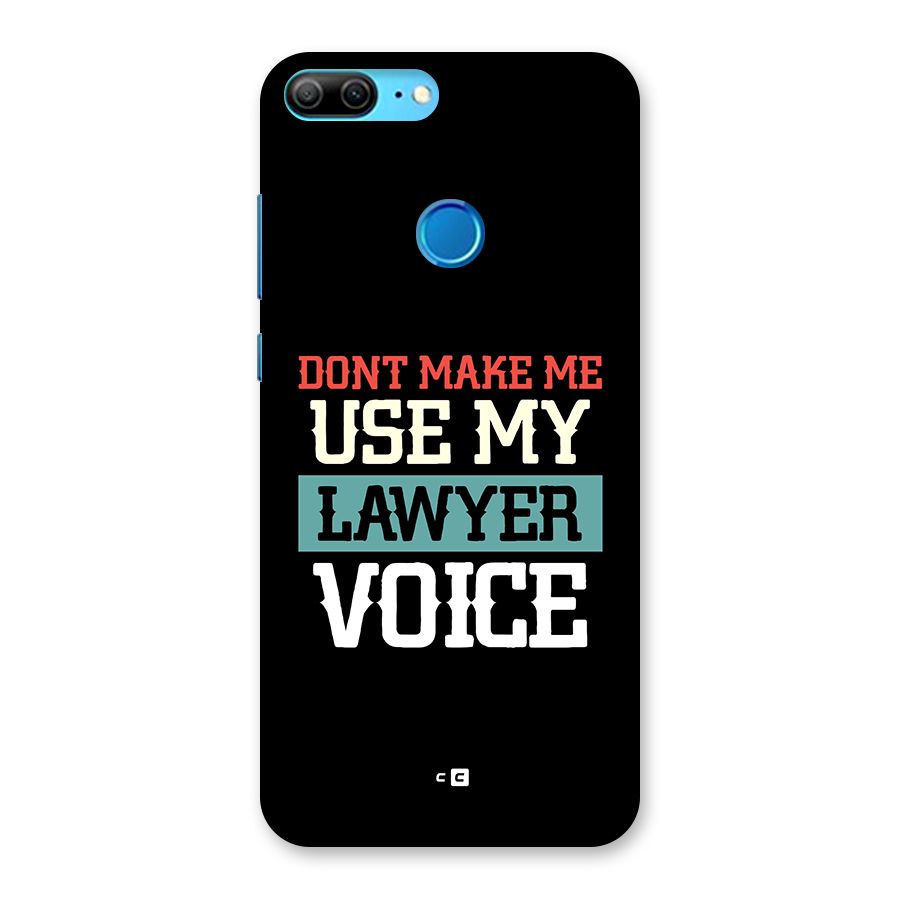 Lawyer Voice Back Case for Honor 9 Lite
