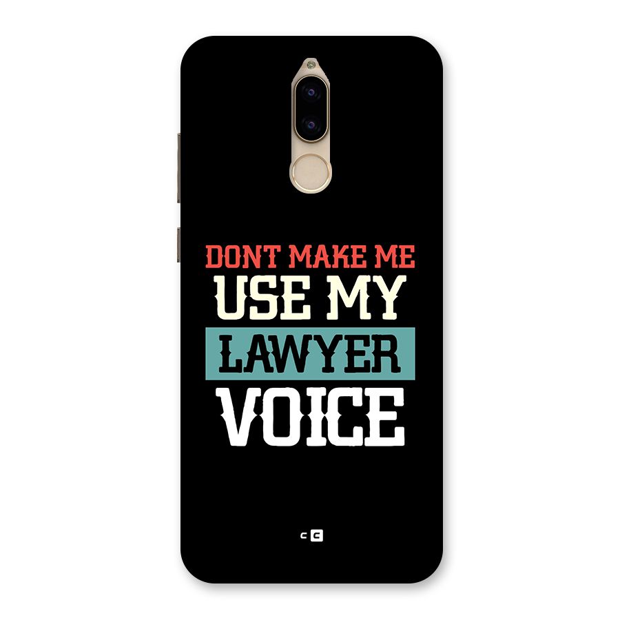 Lawyer Voice Back Case for Honor 9i