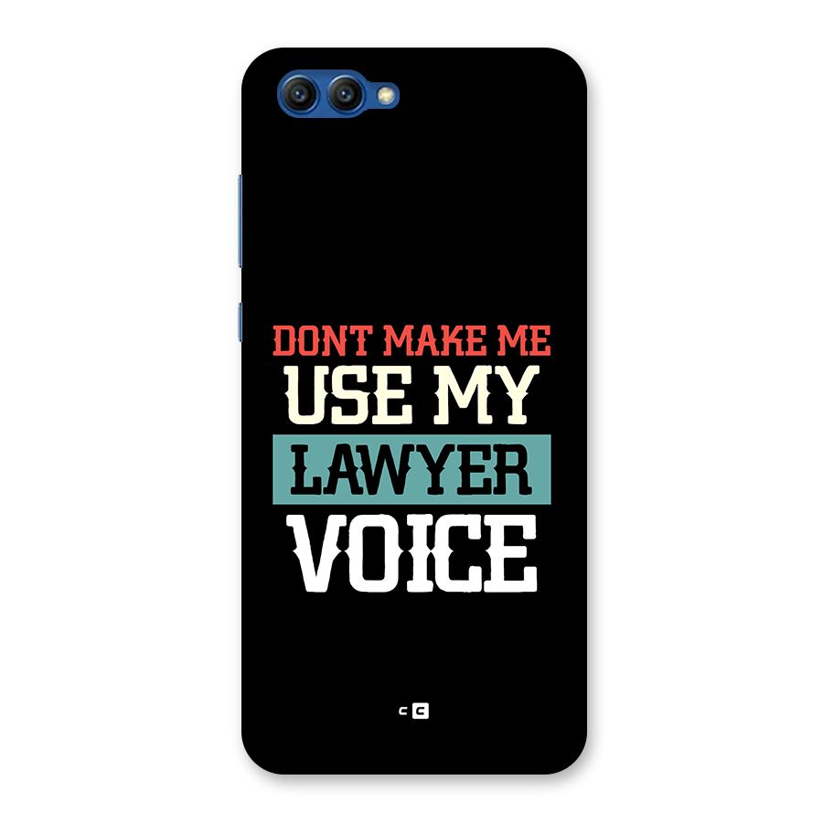 Lawyer Voice Back Case for Honor View 10
