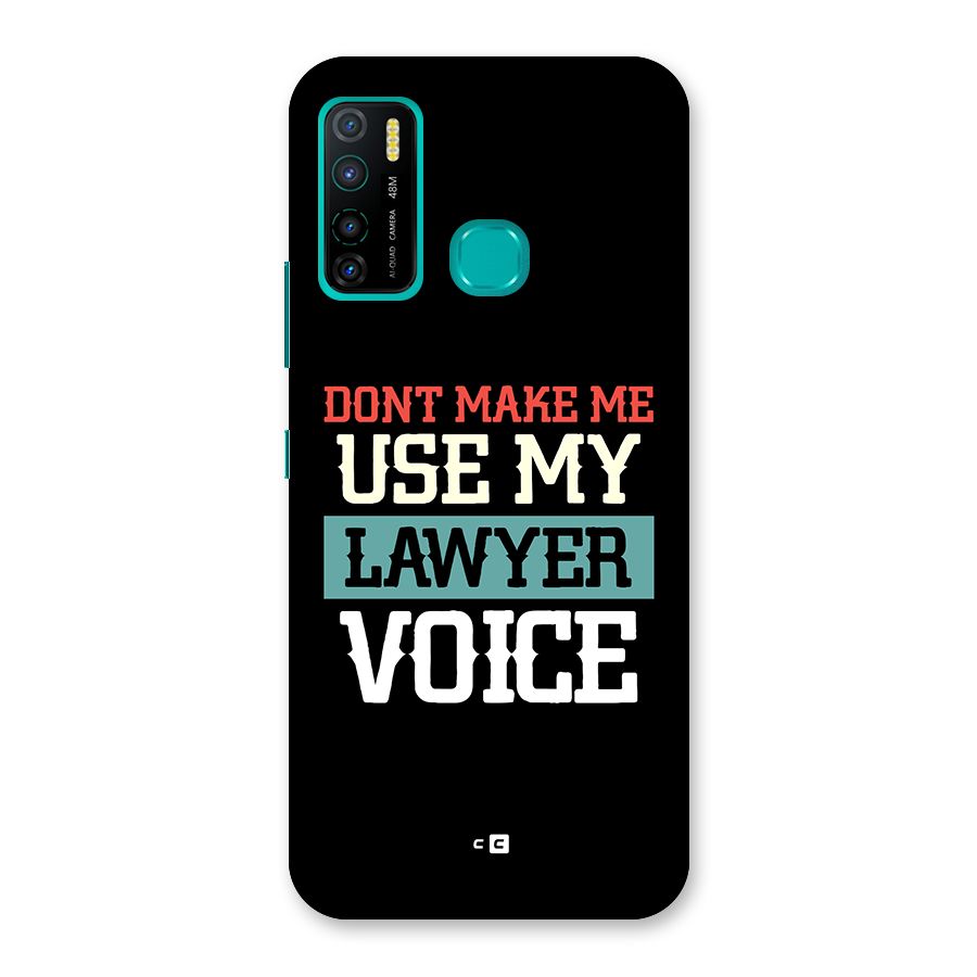 Lawyer Voice Back Case for Infinix Hot 9 Pro