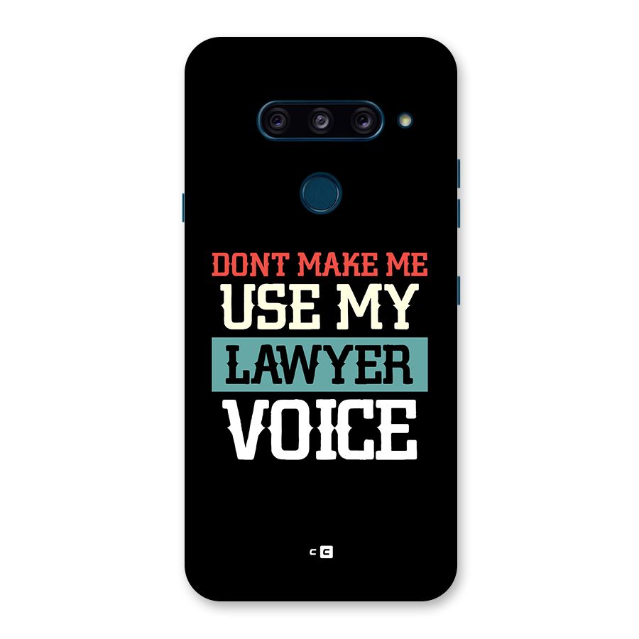 Lawyer Voice Back Case for LG  V40 ThinQ