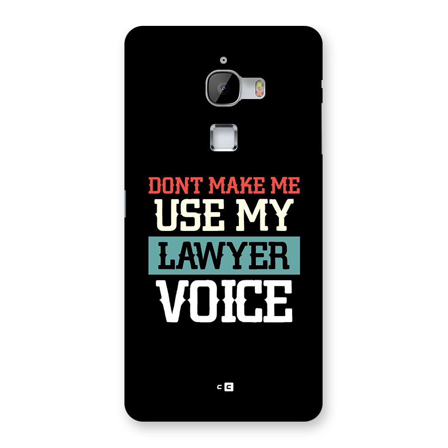 Lawyer Voice Back Case for LeTV Le Max