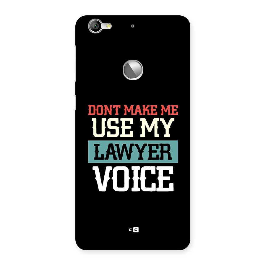 Lawyer Voice Back Case for Le 1S