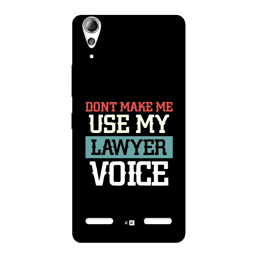 Lawyer Voice Back Case for Lenovo A6000