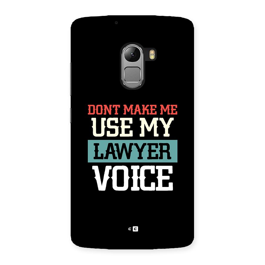 Lawyer Voice Back Case for Lenovo K4 Note