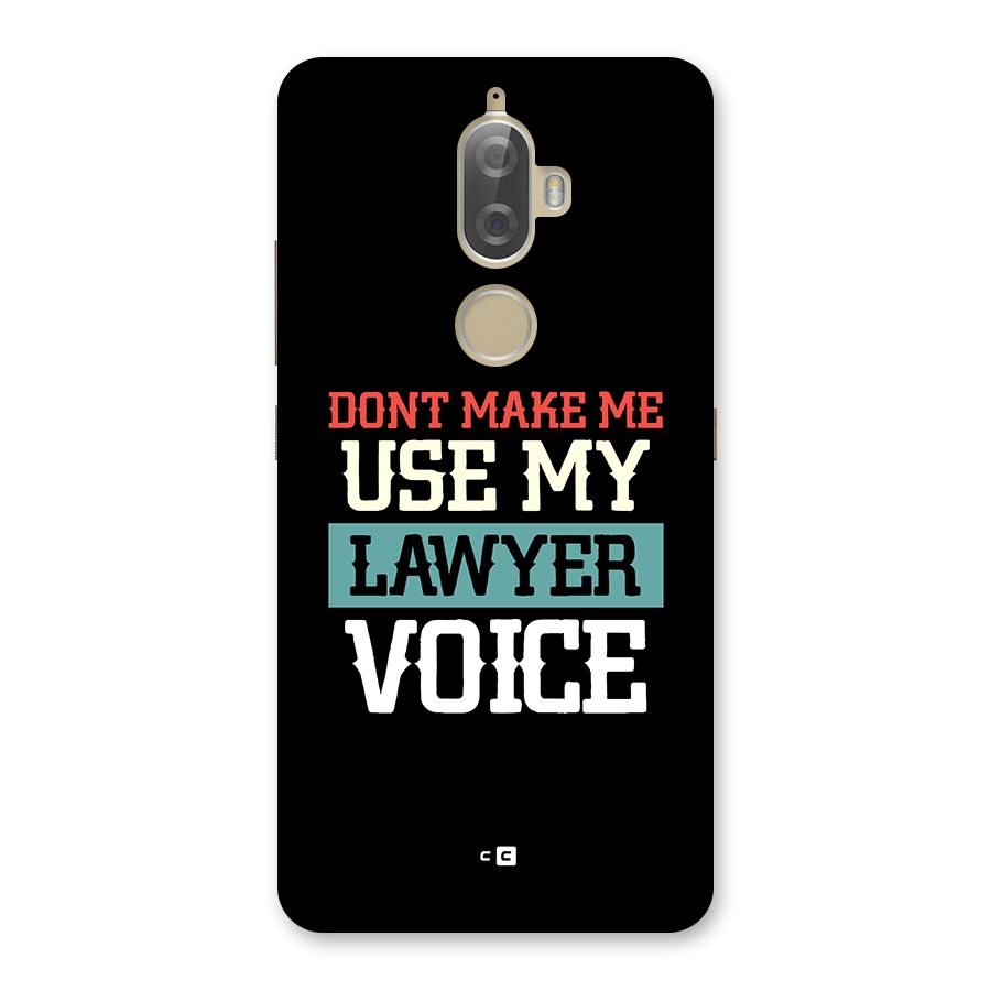 Lawyer Voice Back Case for Lenovo K8 Plus