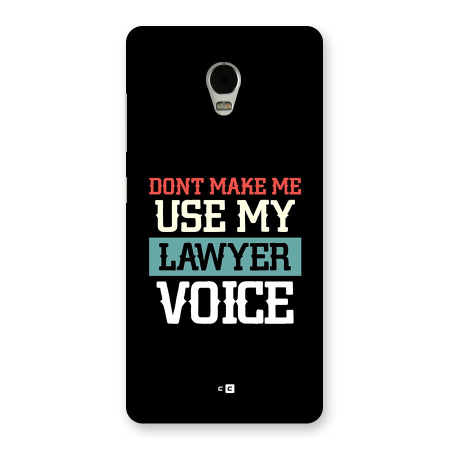 Lawyer Voice Back Case for Lenovo Vibe P1