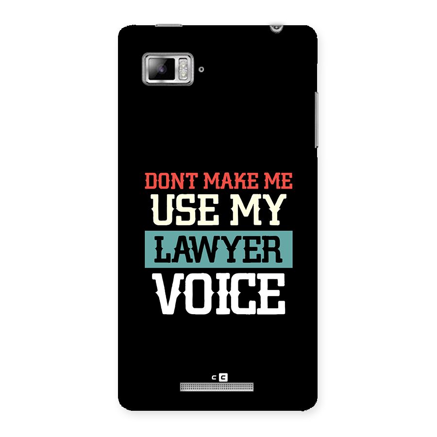 Lawyer Voice Back Case for Lenovo Vibe Z K910