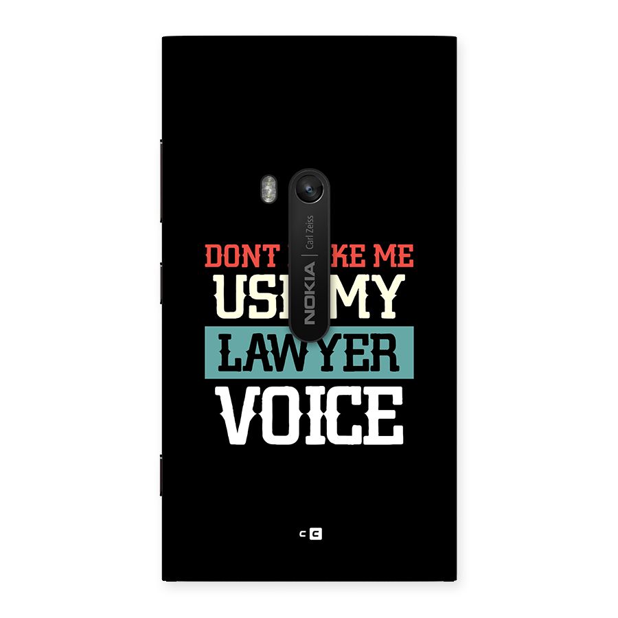 Lawyer Voice Back Case for Lumia 920