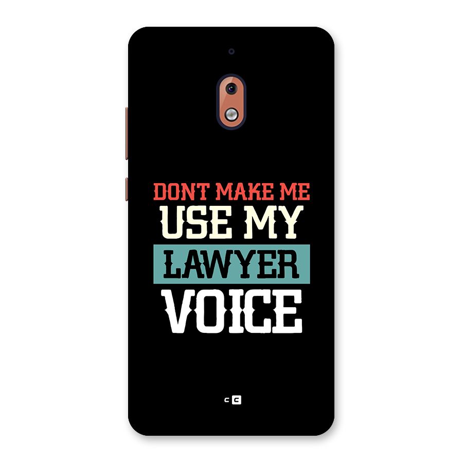 Lawyer Voice Back Case for Nokia 2.1