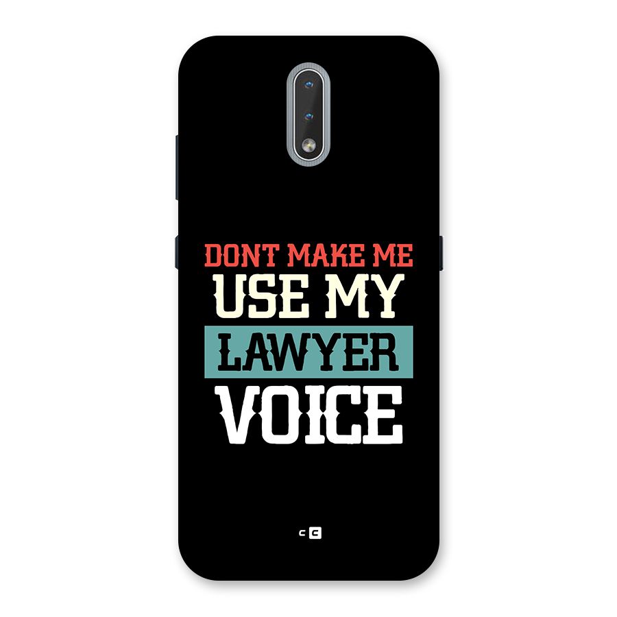 Lawyer Voice Back Case for Nokia 2.3