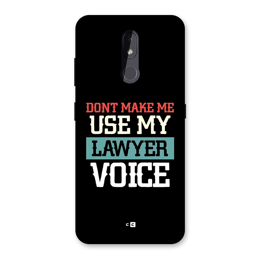 Lawyer Voice Back Case for Nokia 3.2