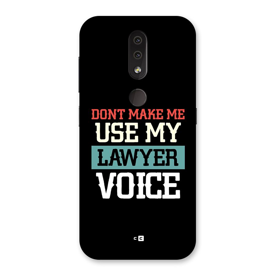 Lawyer Voice Back Case for Nokia 4.2