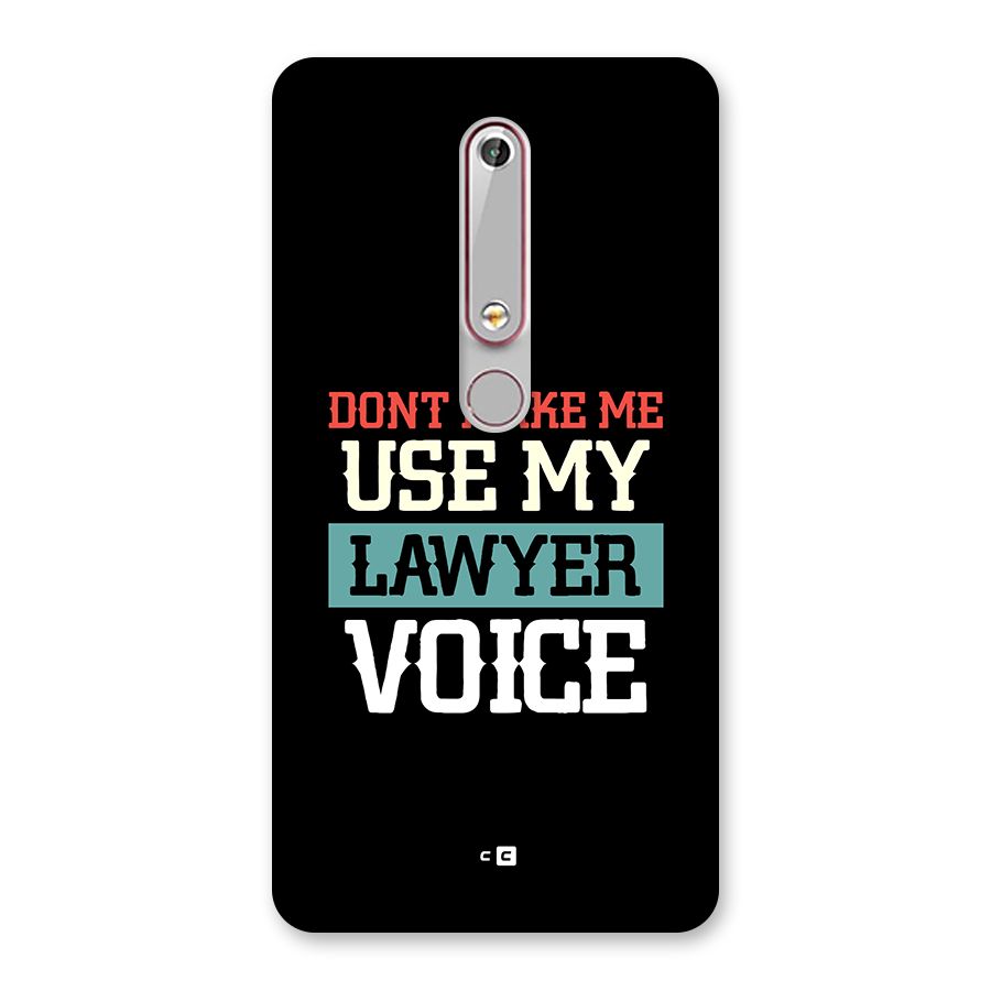 Lawyer Voice Back Case for Nokia 6.1