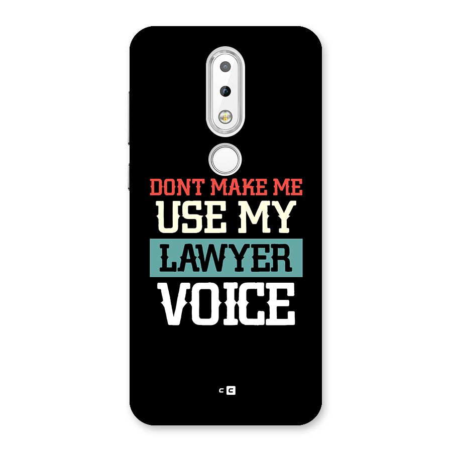 Lawyer Voice Back Case for Nokia 6.1 Plus