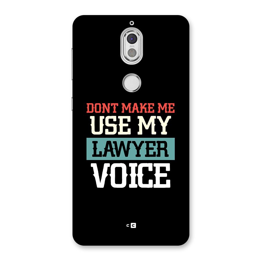 Lawyer Voice Back Case for Nokia 7