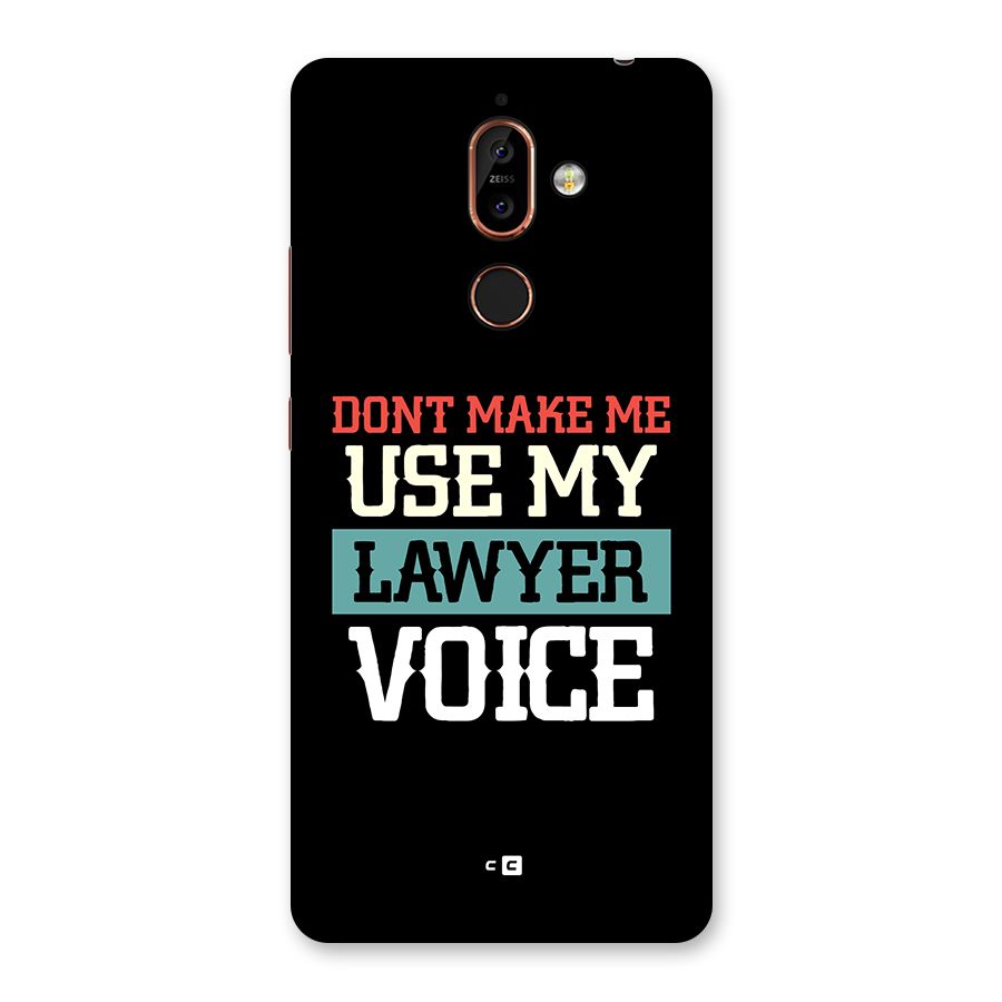 Lawyer Voice Back Case for Nokia 7 Plus