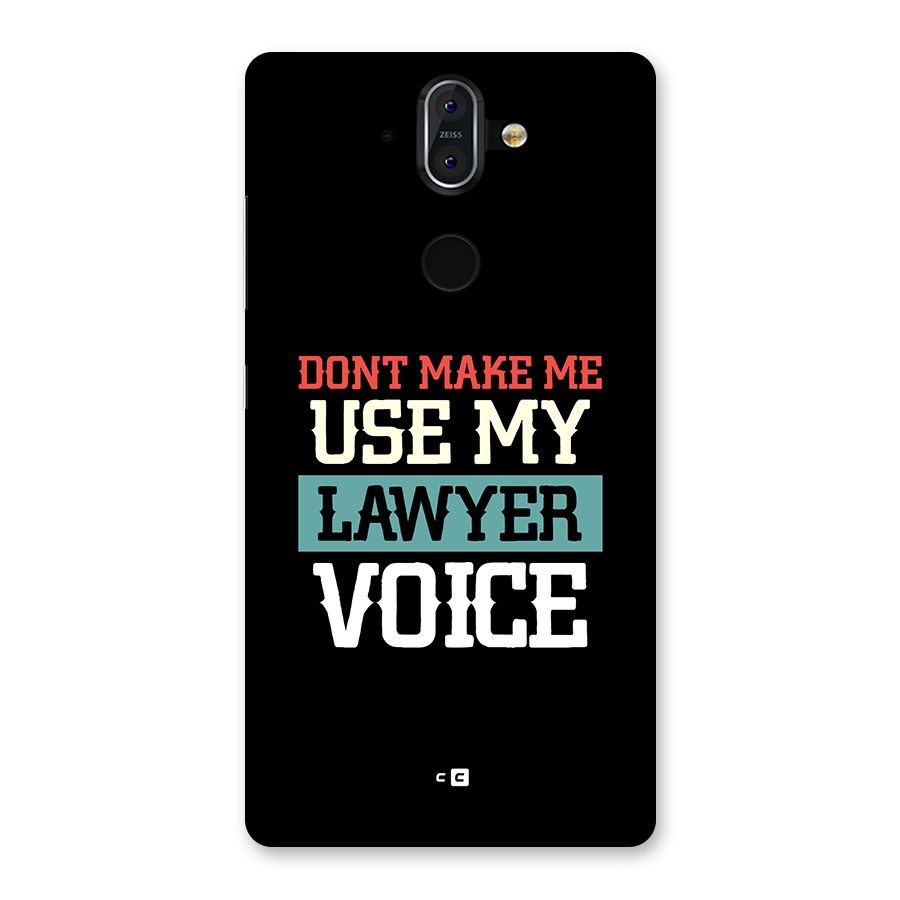 Lawyer Voice Back Case for Nokia 8 Sirocco