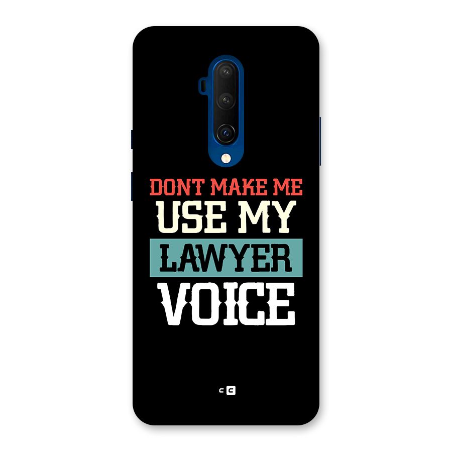 Lawyer Voice Back Case for OnePlus 7T Pro