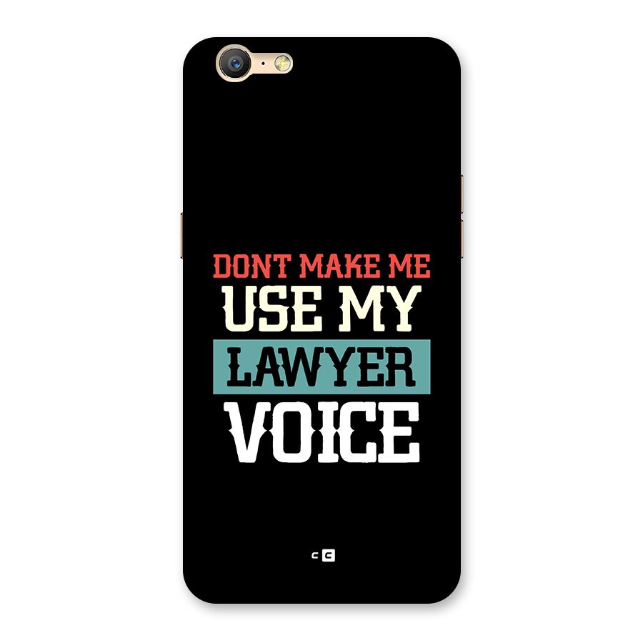 Lawyer Voice Back Case for Oppo A57