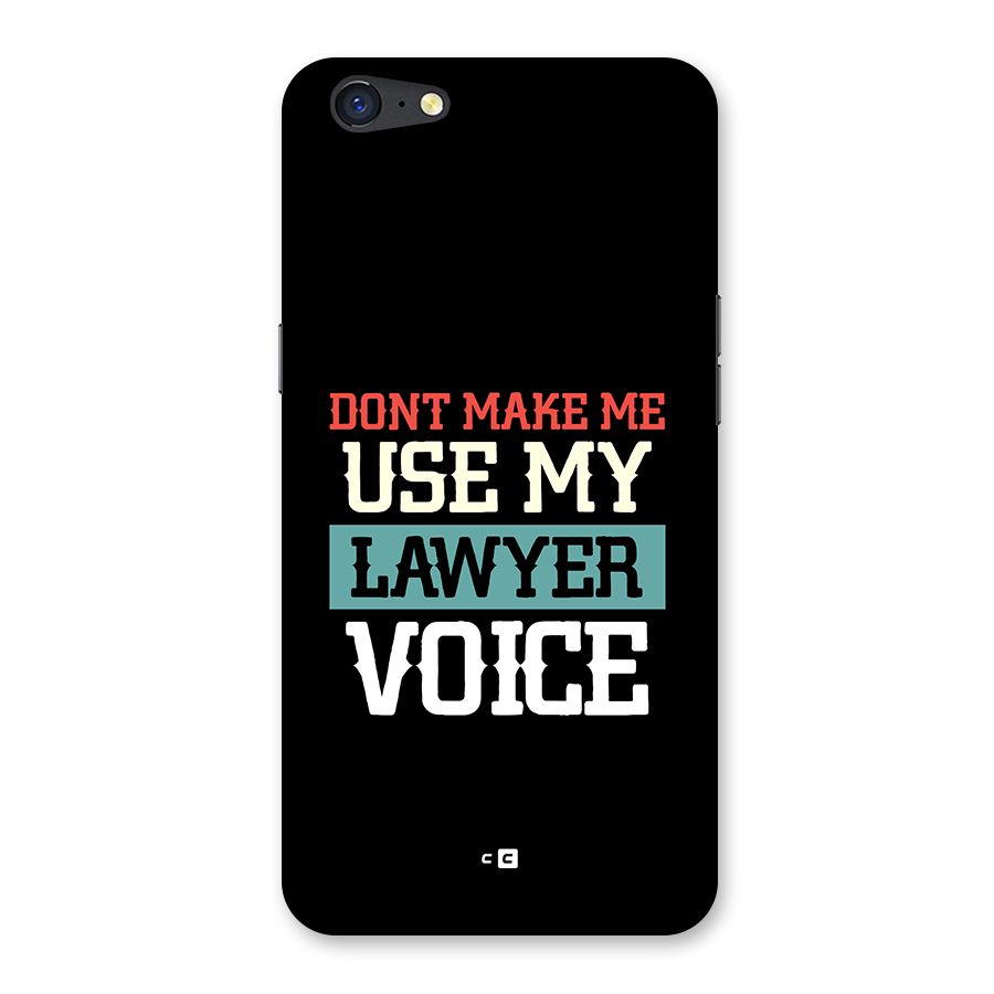 Lawyer Voice Back Case for Oppo A71