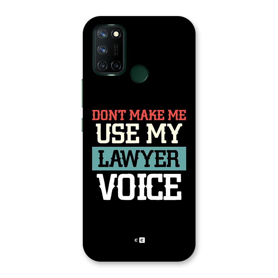 Lawyer Voice Back Case for Realme 7i