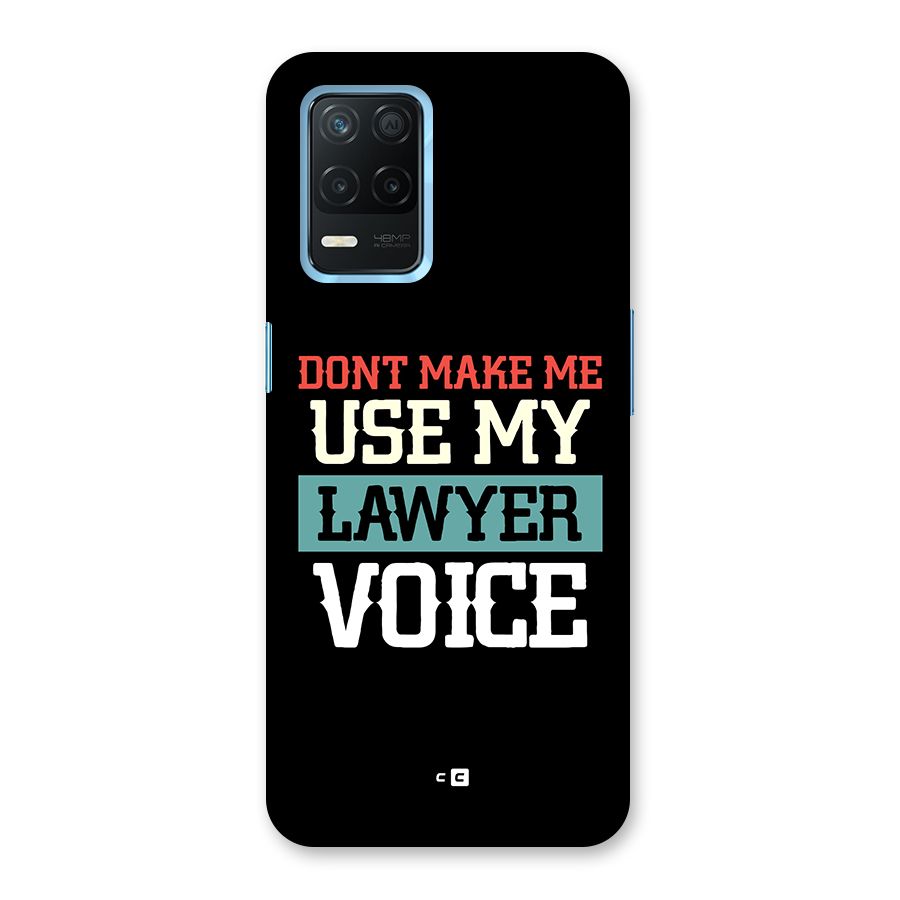Lawyer Voice Back Case for Realme 8 5G