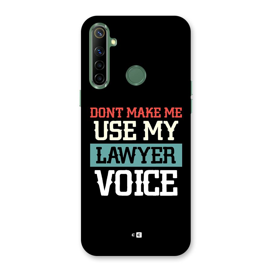 Lawyer Voice Back Case for Realme Narzo 10