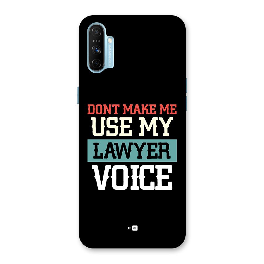 Lawyer Voice Back Case for Realme Narzo 20A