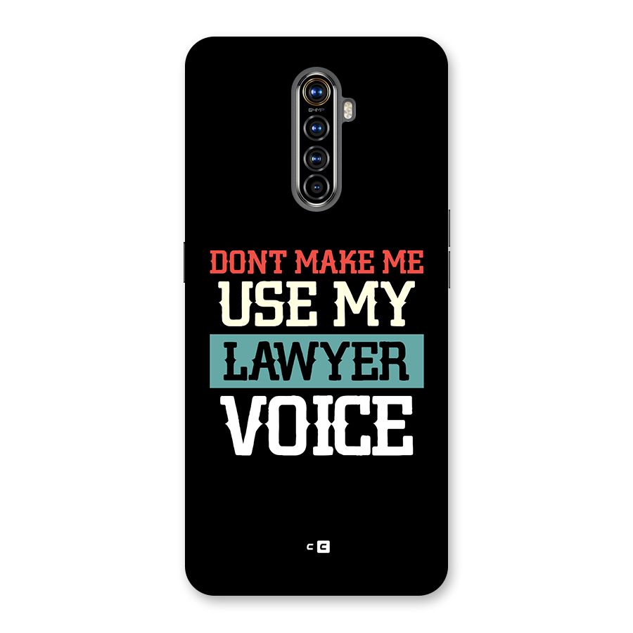 Lawyer Voice Back Case for Realme X2 Pro