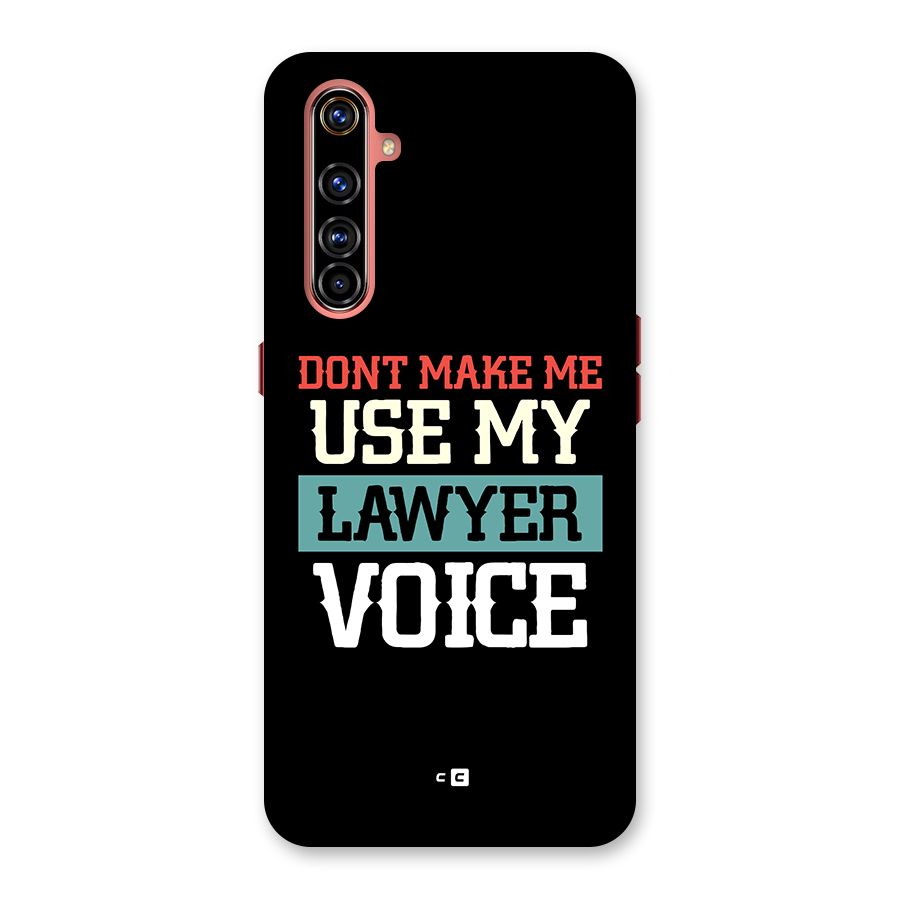 Lawyer Voice Back Case for Realme X50 Pro