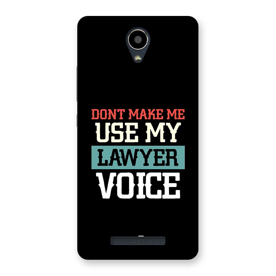 Lawyer Voice Back Case for Redmi Note 2