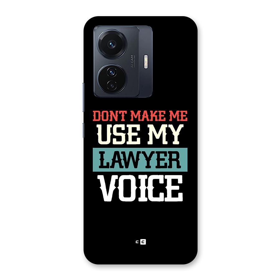 Lawyer Voice Back Case for Vivo T1 Pro