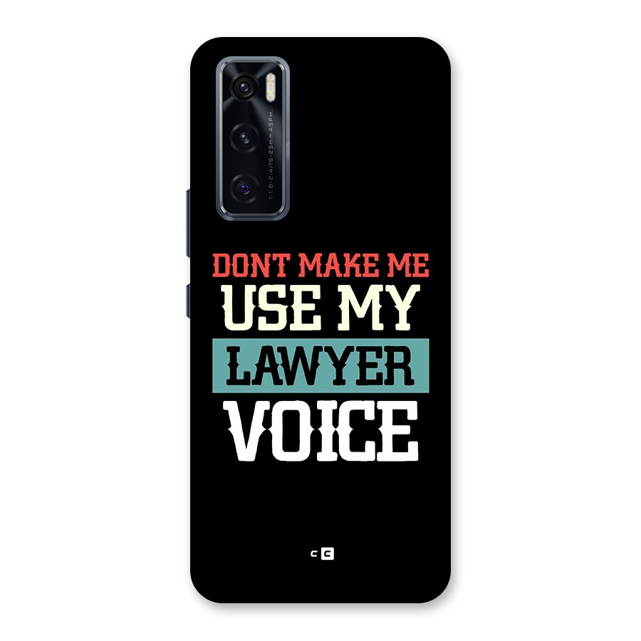 Lawyer Voice Back Case for Vivo V20 SE