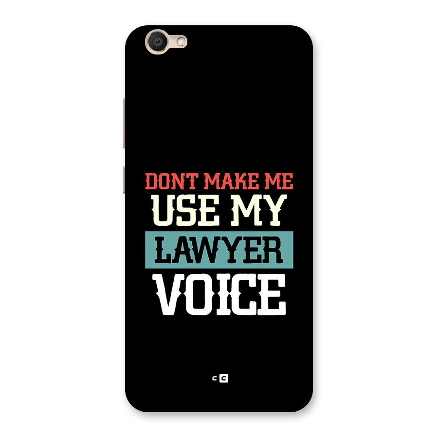 Lawyer Voice Back Case for Vivo V5