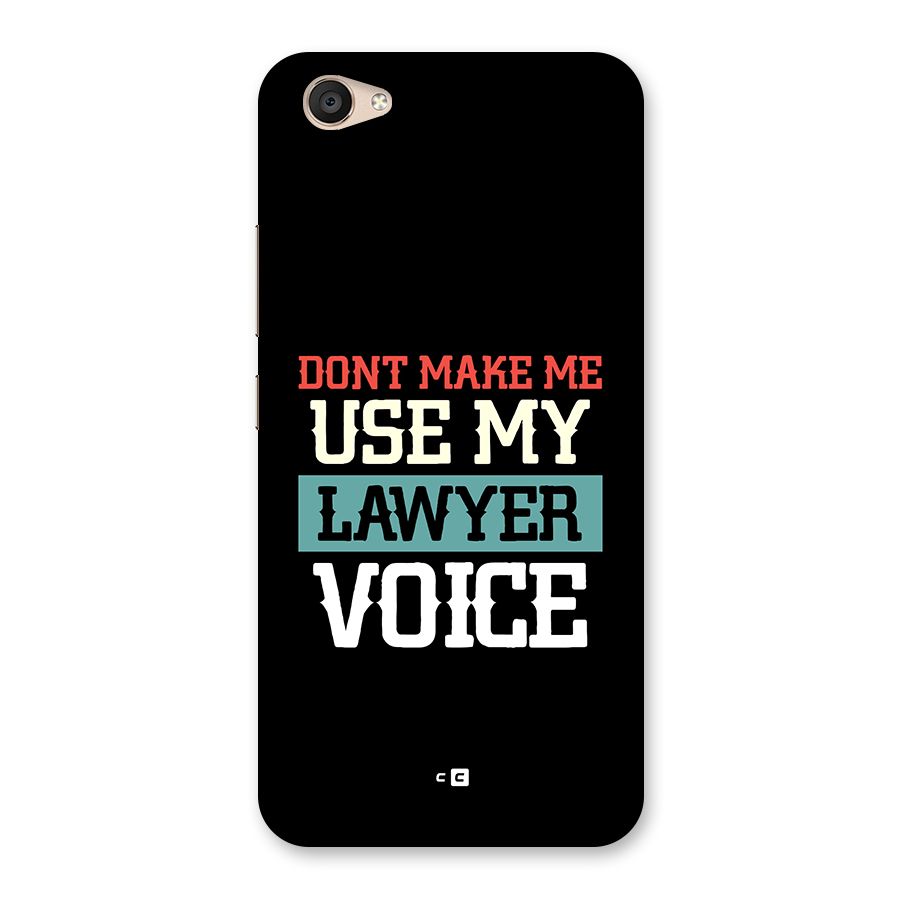 Lawyer Voice Back Case for Vivo V5 Plus