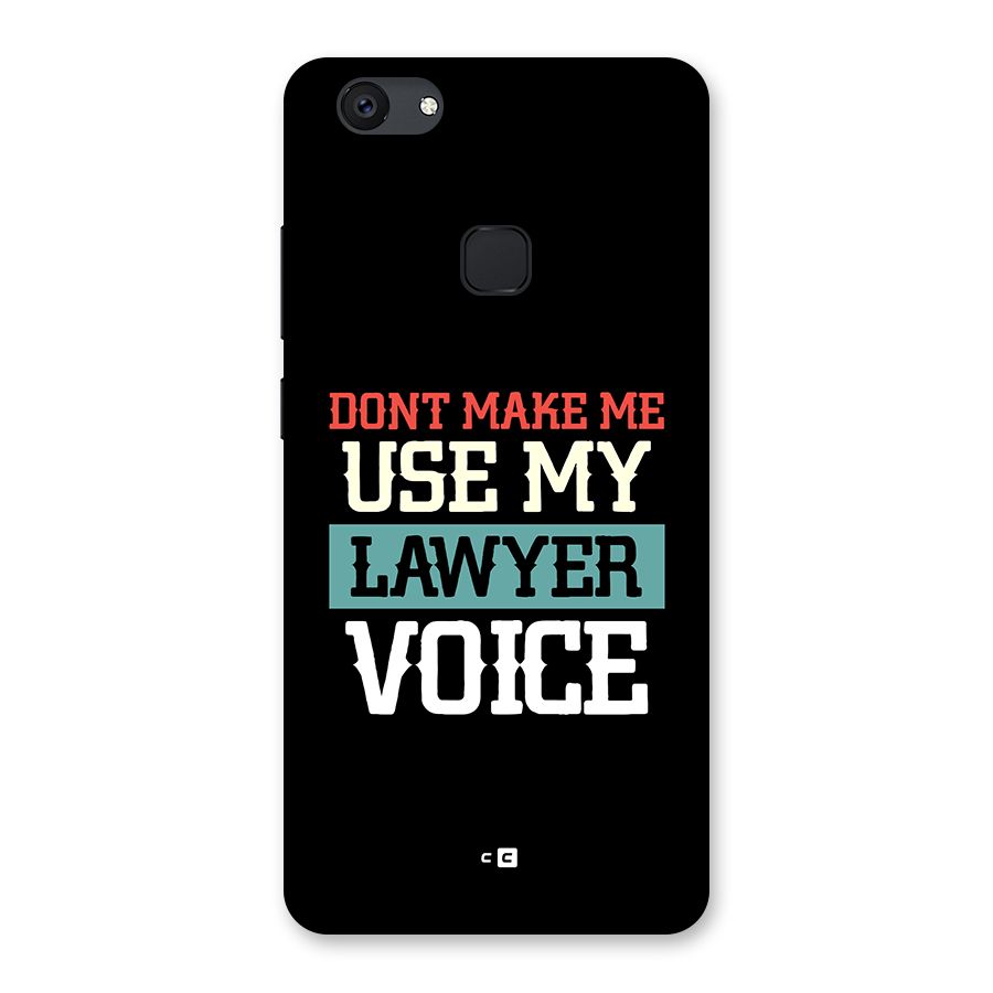 Lawyer Voice Back Case for Vivo V7 Plus